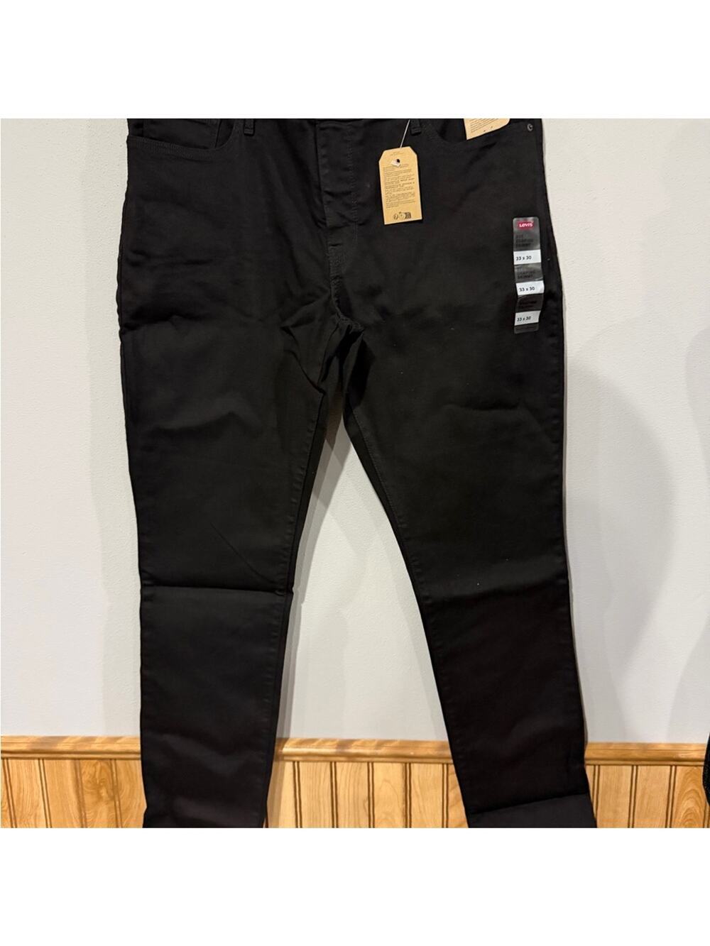 Levi’s 311 Shaping Skinny Jeans Black Stellar Stretch 33x30 NWT